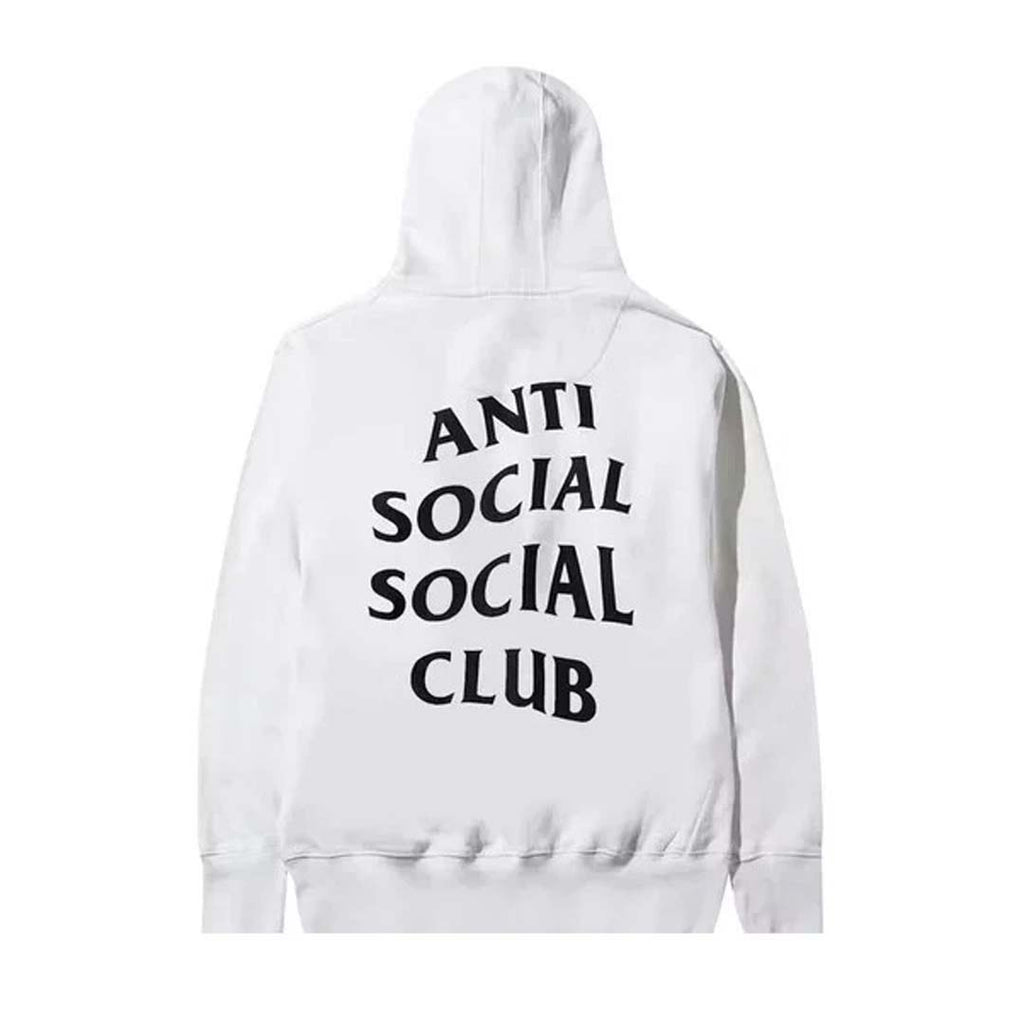 Anti Social Social Club Mind Games Logo Hoodie White Black