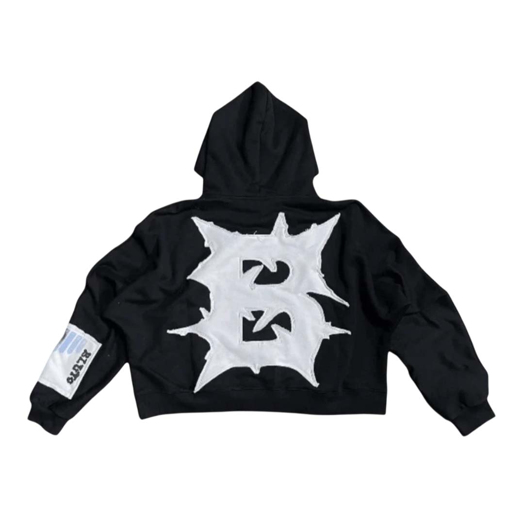Billionaire Studios Bloo Gradient Scale Hoodie Black