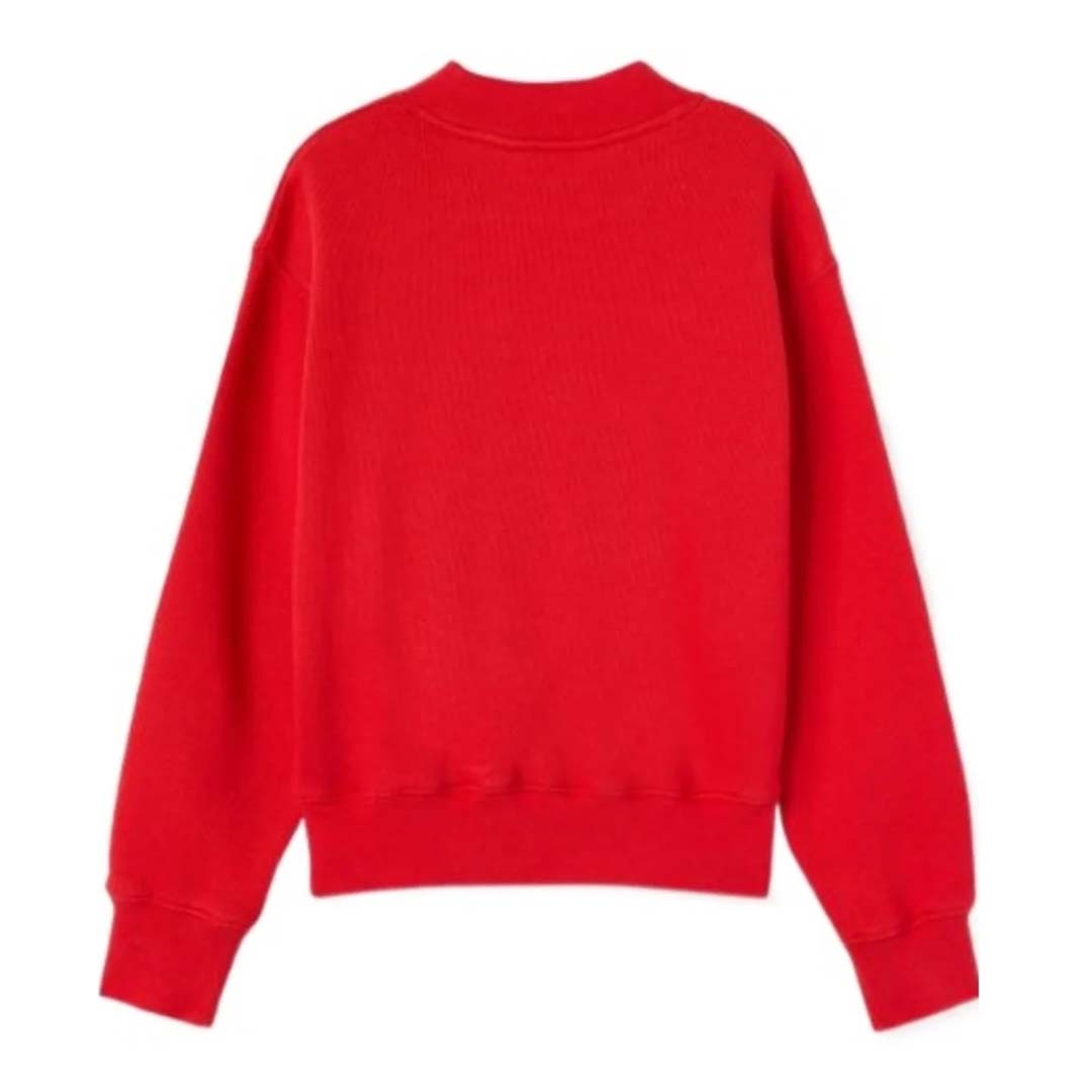 Palm Angels KIDS Classic Over Logo Crewneck Red White