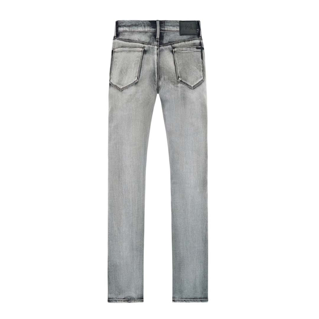 RTA Olivier Stacked Skinny Jean Monochrome Fade Grey