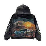 Godspeed Sunset Drift Hoodie Black Wash