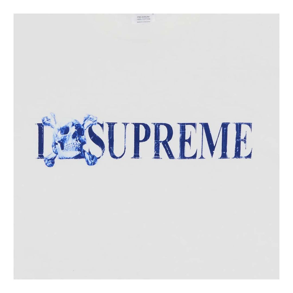 Supreme Skull Tee White