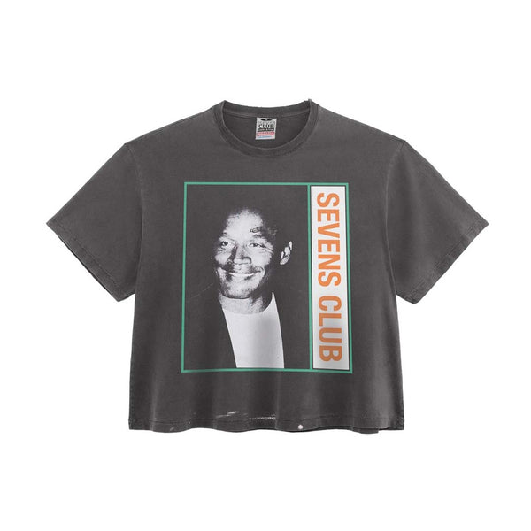 Triple Sevens Free OJ Faded Black Tee