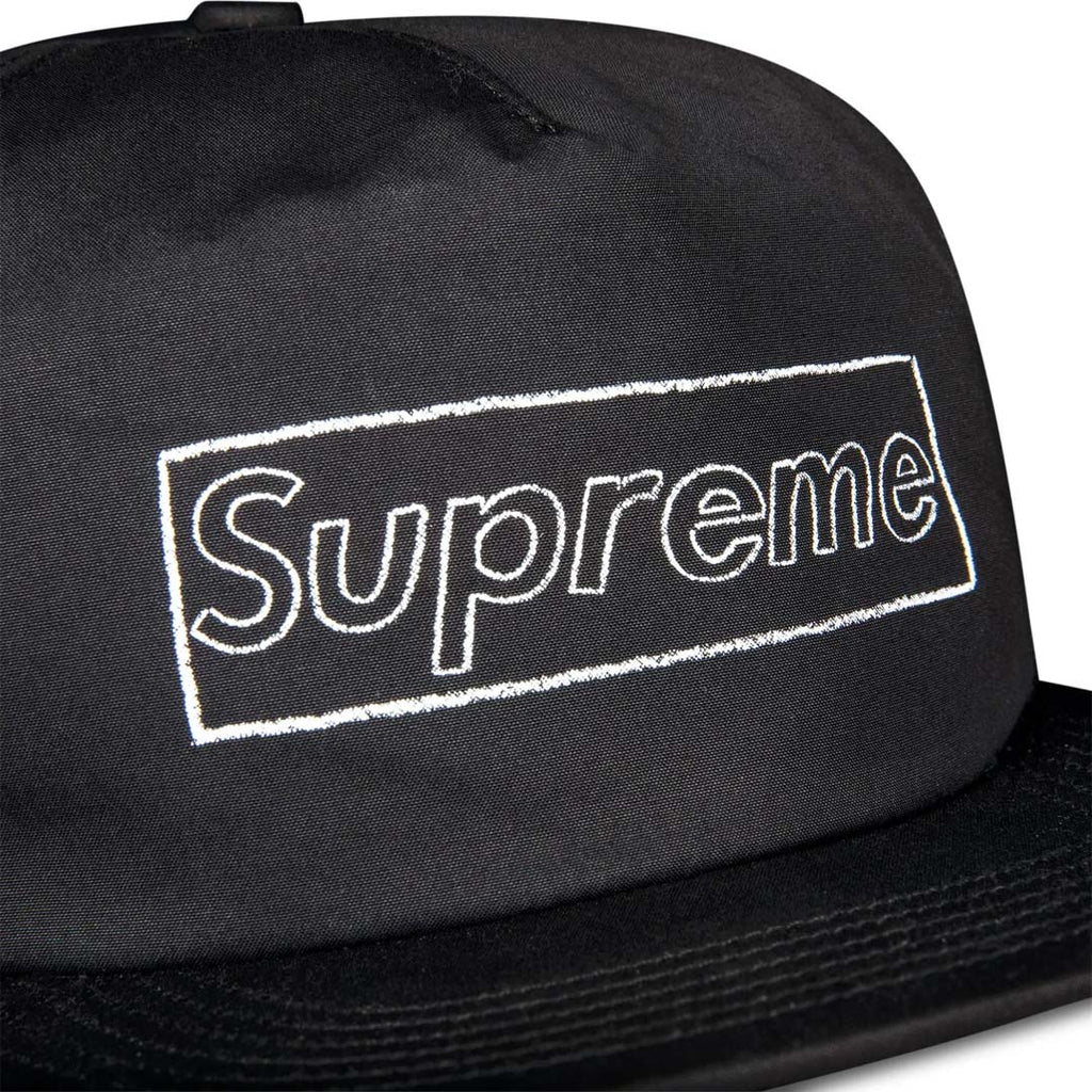 Supreme x KAWS Chalk Logo 5-Panel Hat 'Black'