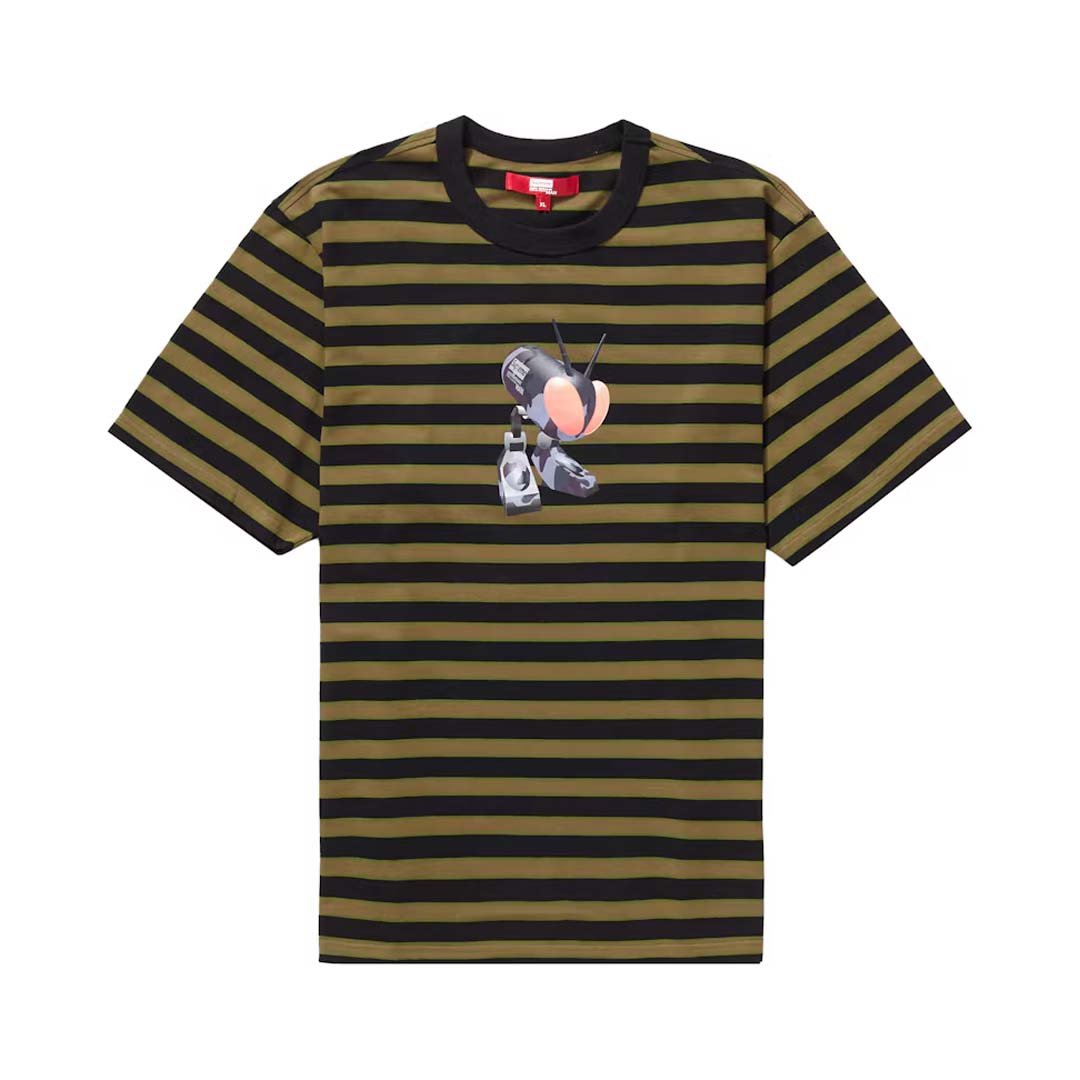 Supreme JUNYA WATANABE CDG MAN Stripe Tee Black Green