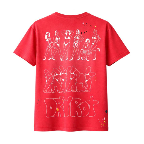Dry Rot Dirty Silo Red Faded Tee