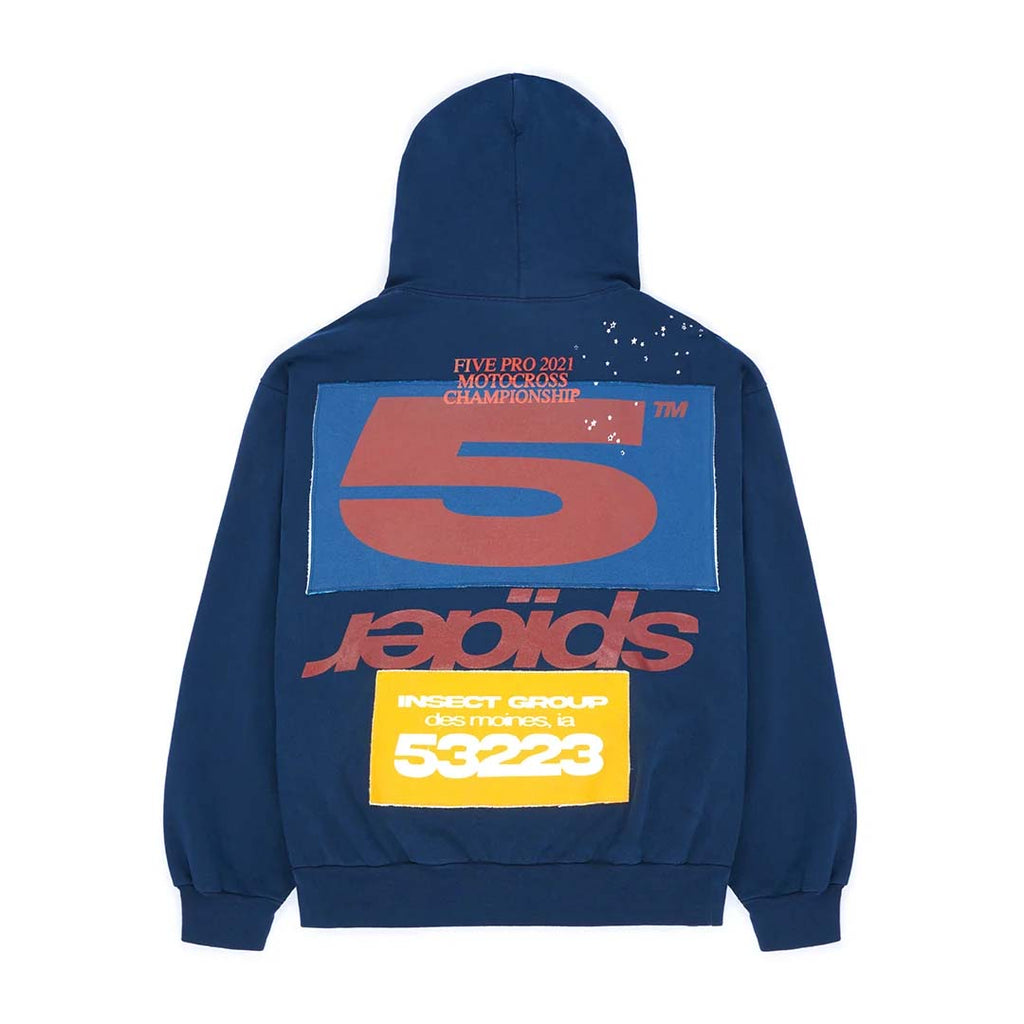 Sp5der Cross Country Hoodie Navy