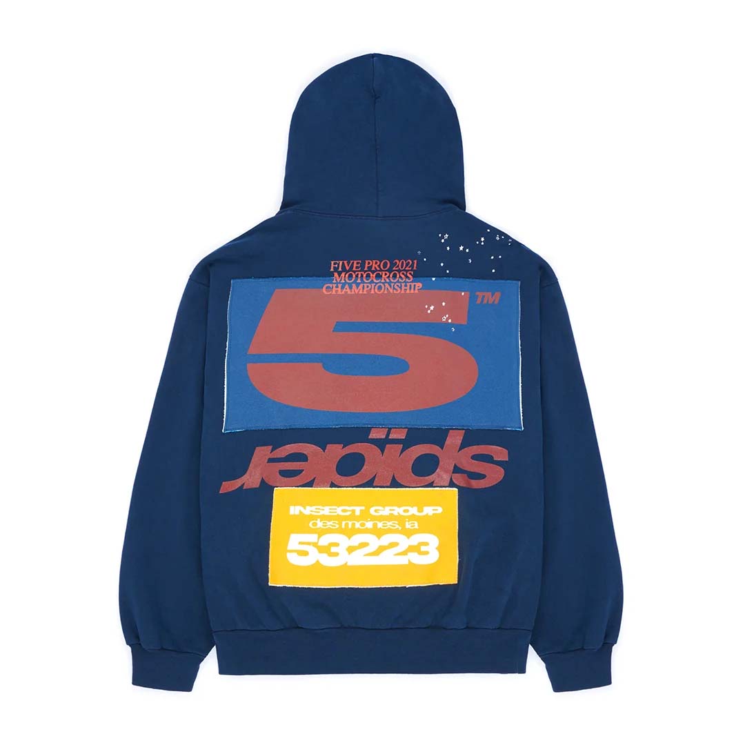 Sp5der Cross Country Hoodie Navy