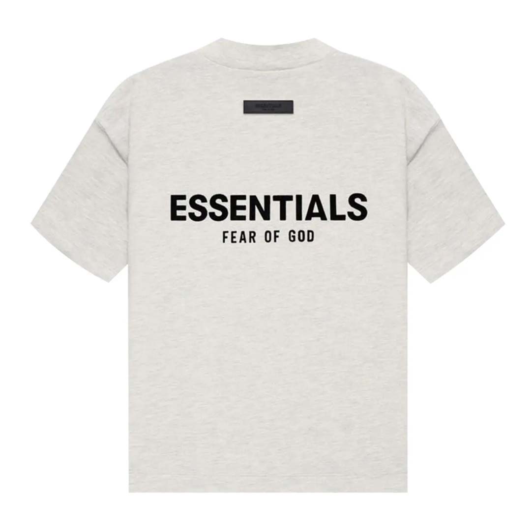 Essentials Fear of God KIDS Light Oatmeal Tee