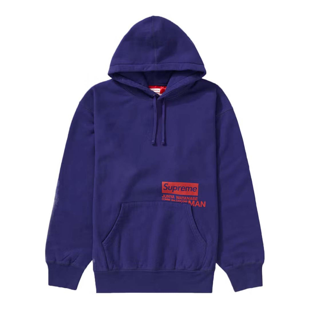 Supreme JUNYA WATANABE CDG MAN Hooded Sweatshirt Royal