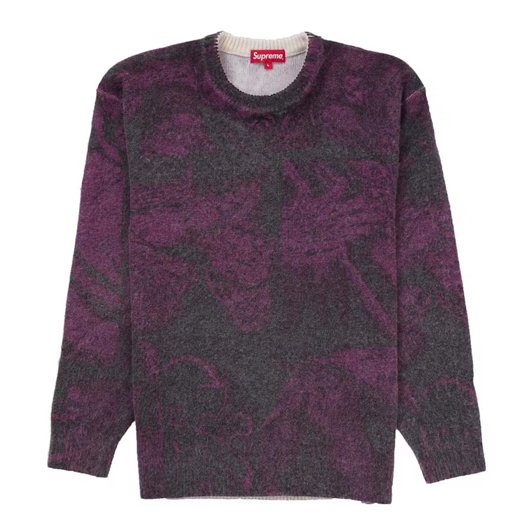 Supreme The Crow Sweater Purple