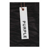 Purple Brand Black Resin 3/D Denim Jeans