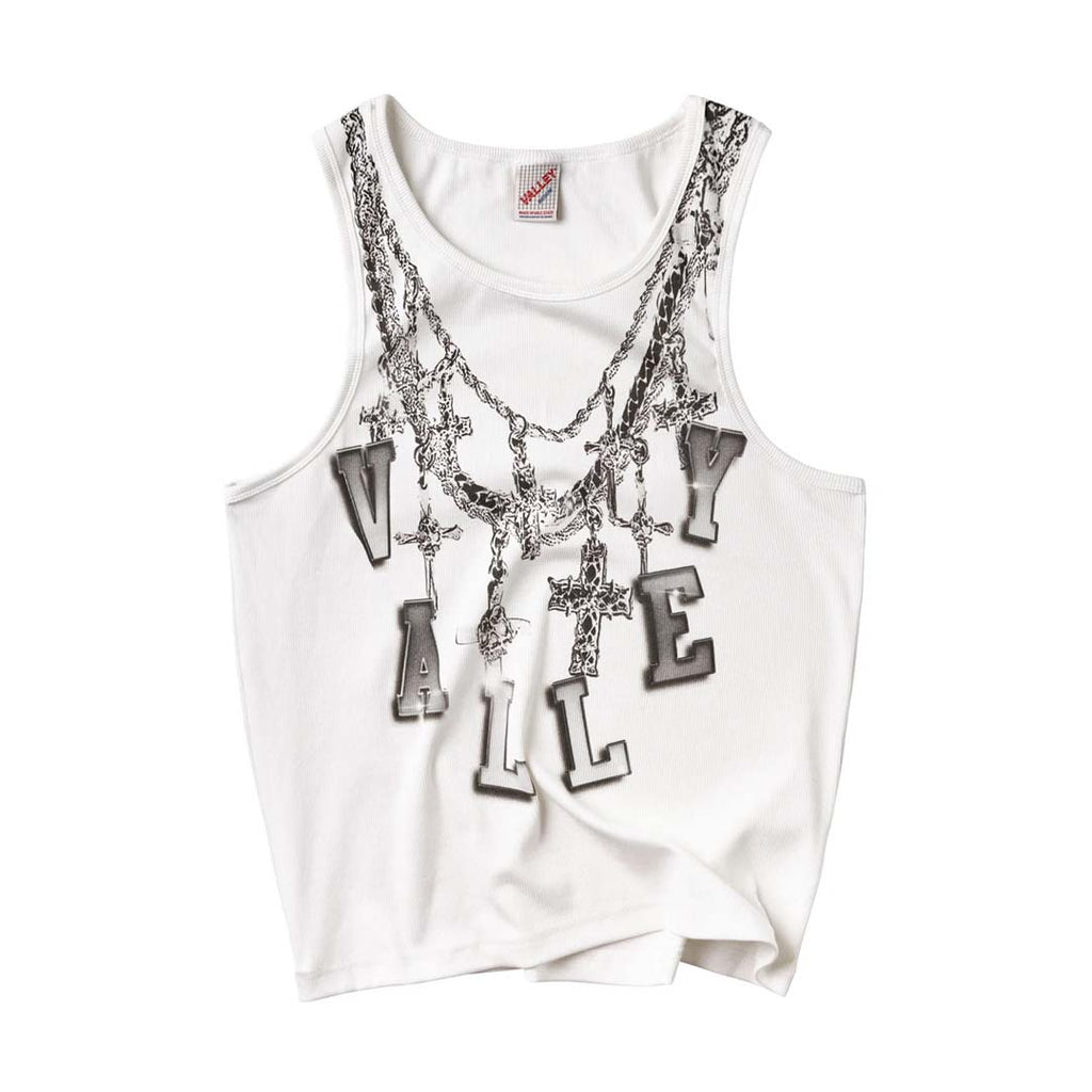 Vale Forever Chains Tank Top 2 Pack White