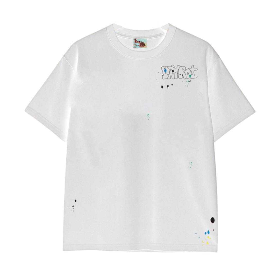 Dry Rot Dirty Silo White Faded Tee