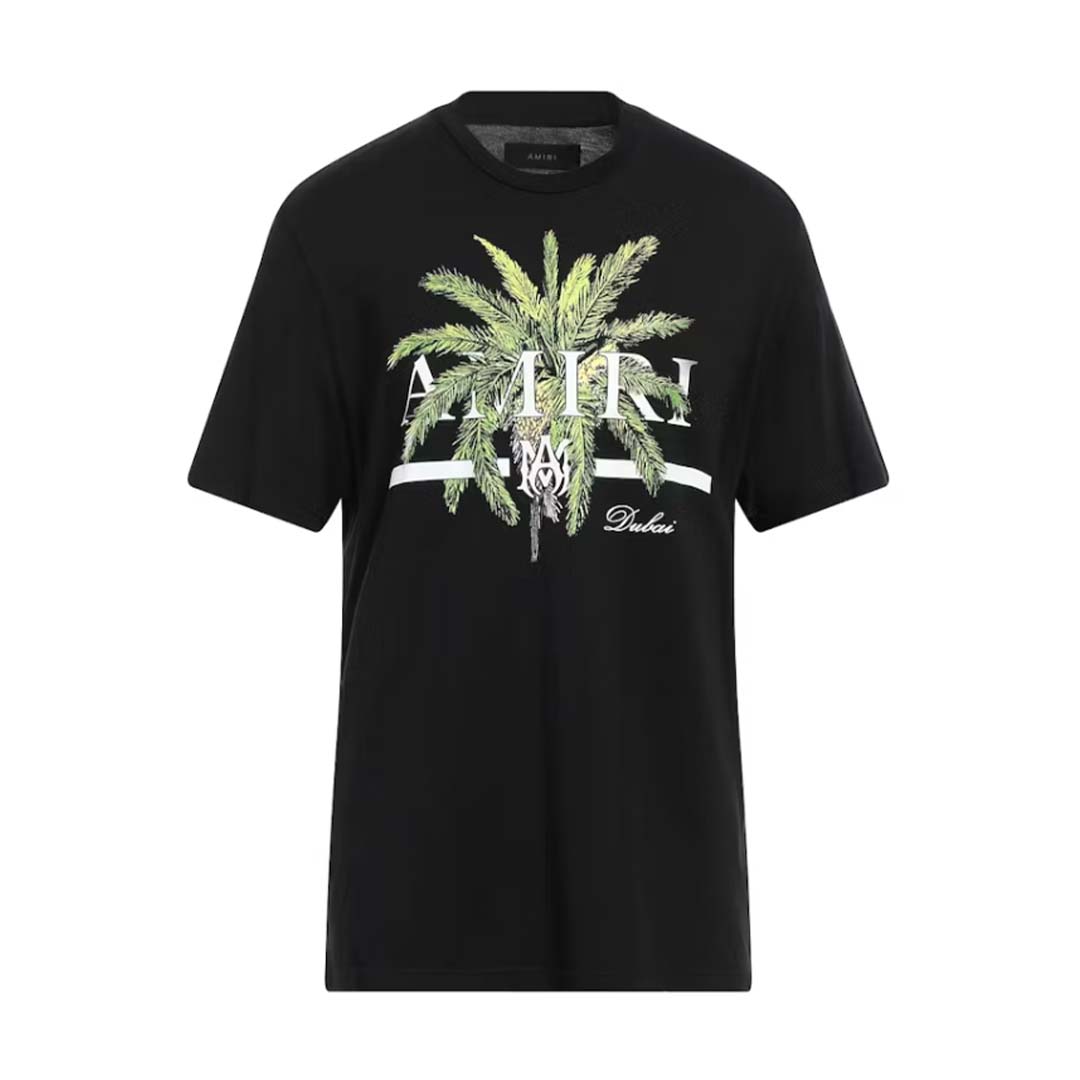 AMIRI Palm Tree Dubai Tee Black Green