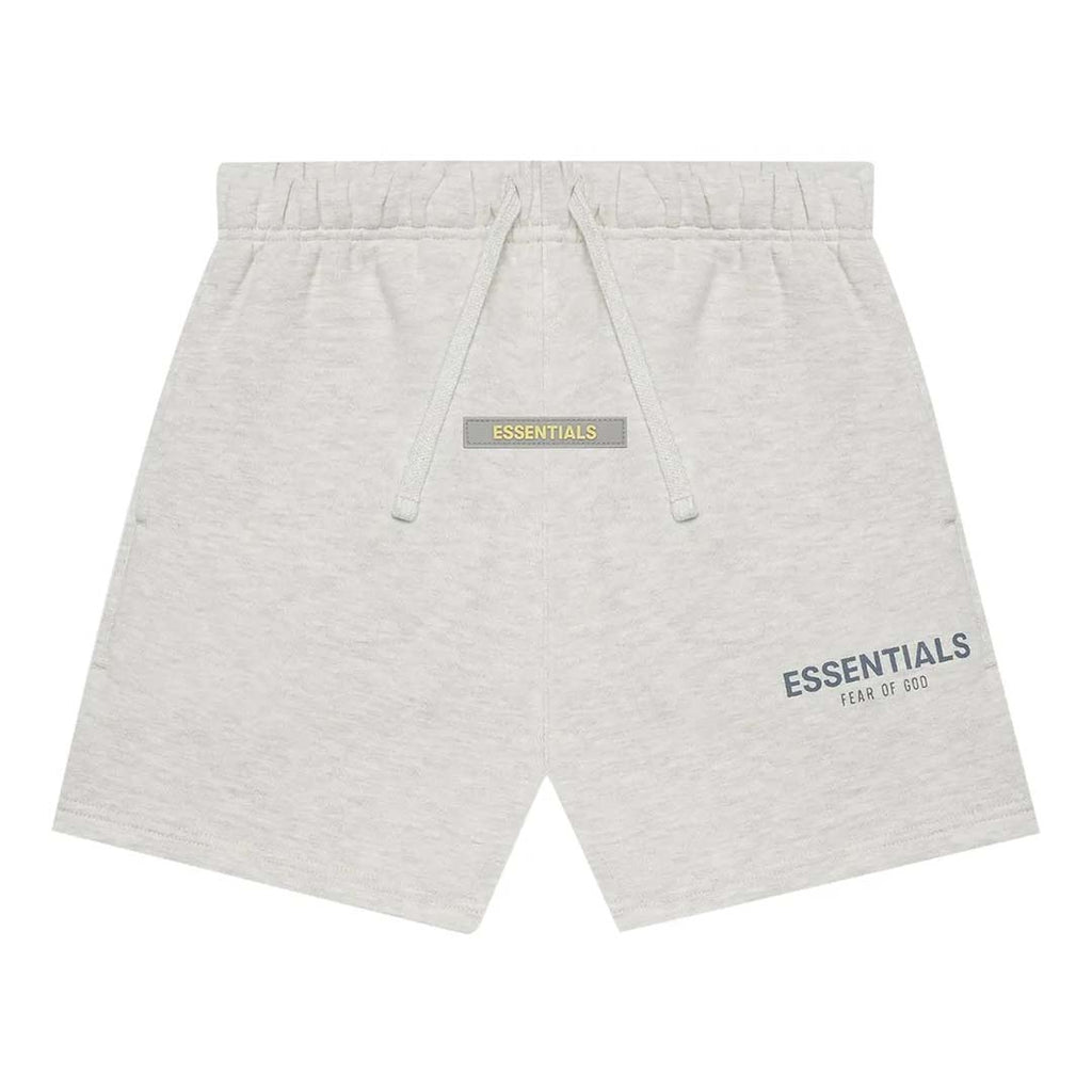 Essentials Fear of God KIDS Light Oatmeal Shorts