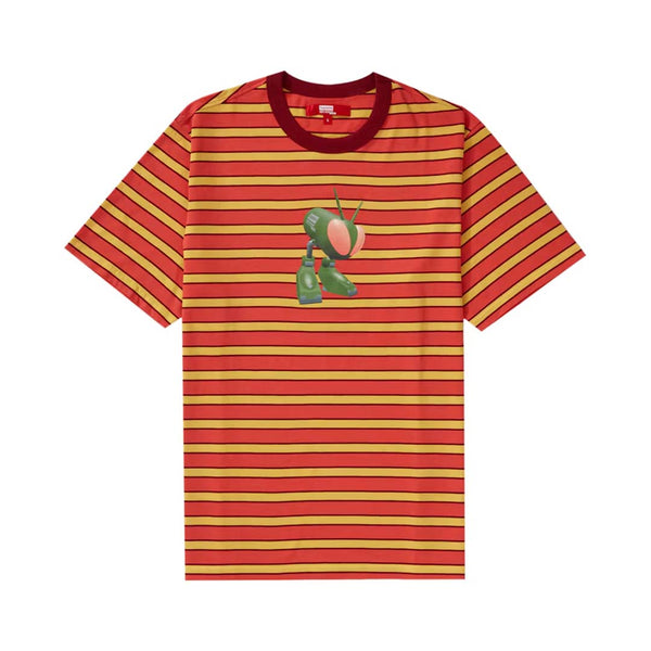 Supreme JUNYA WATANABE CDG MAN Stripe Tee Dark Red