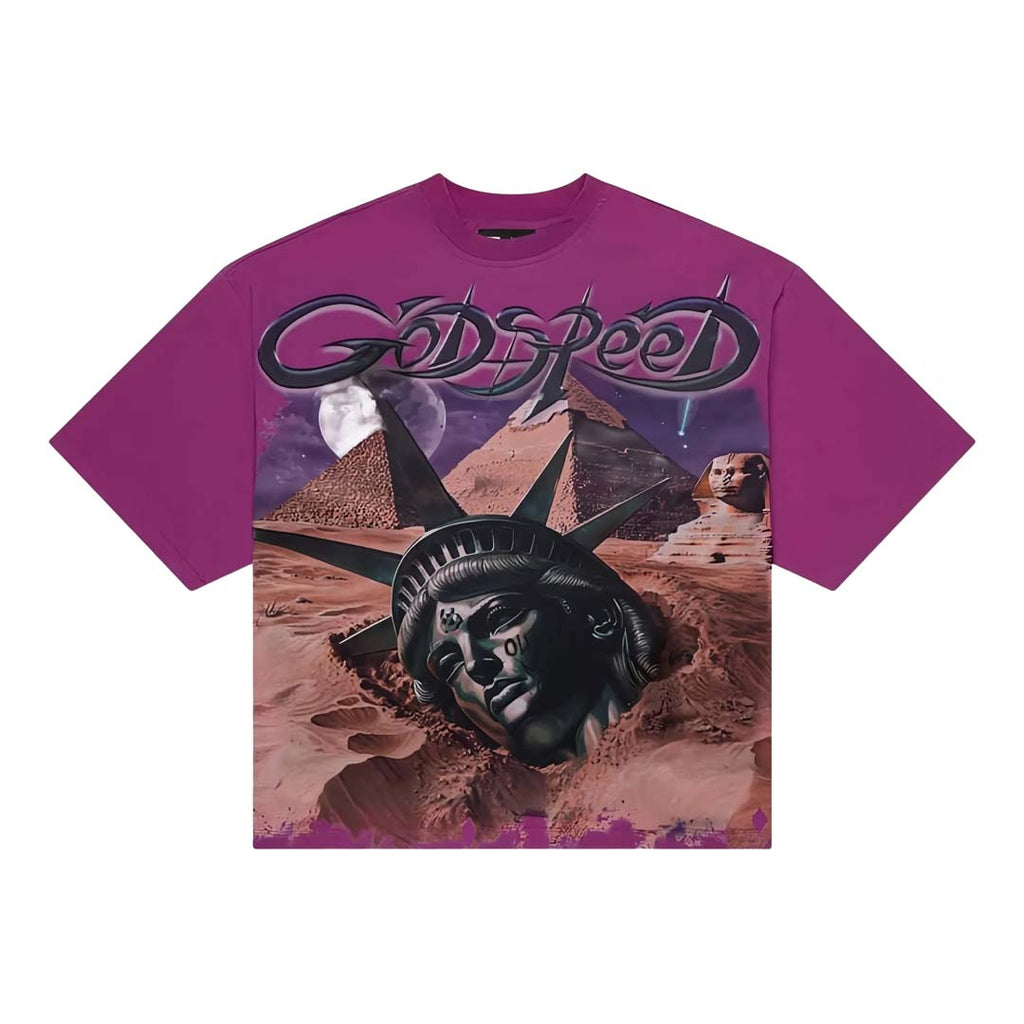 Godspeed Mother Cairo Tee Plum