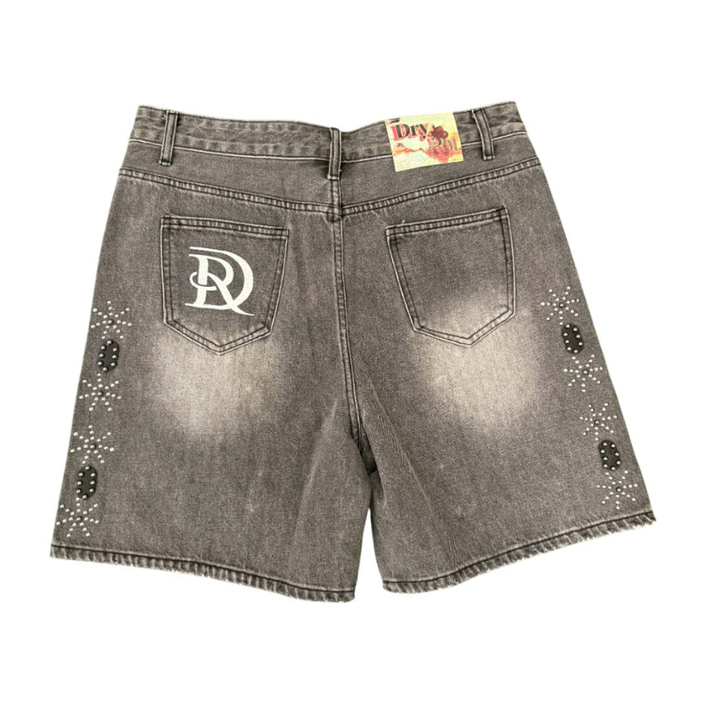 Dry Rot Cowboy Jewlz Grey Shorts