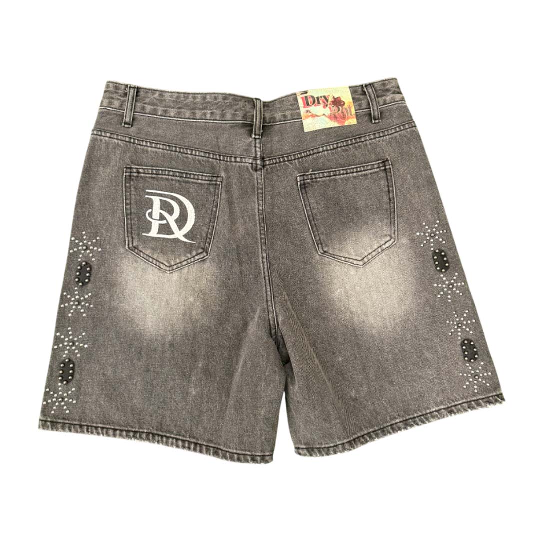 Dry Rot Cowboy Jewlz Grey Shorts