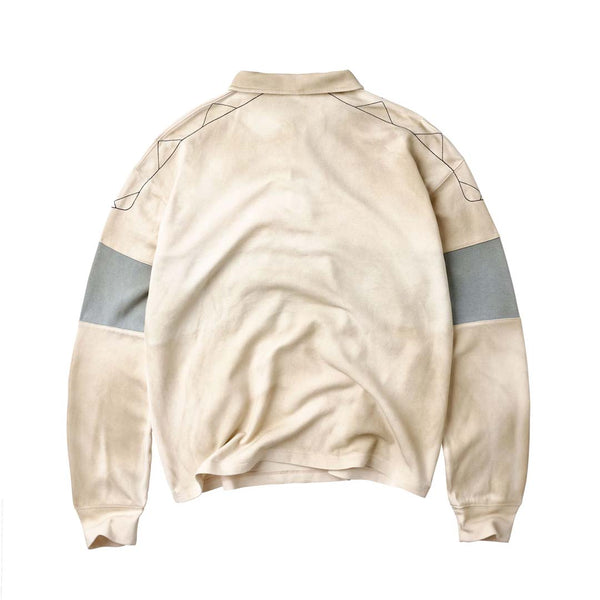 Vale Forever Valmont Rugby Long Sleeve Cream Blue Red