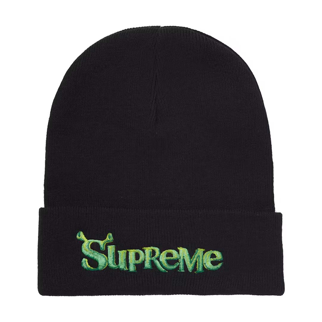 Supreme Shrek Beanie Black
