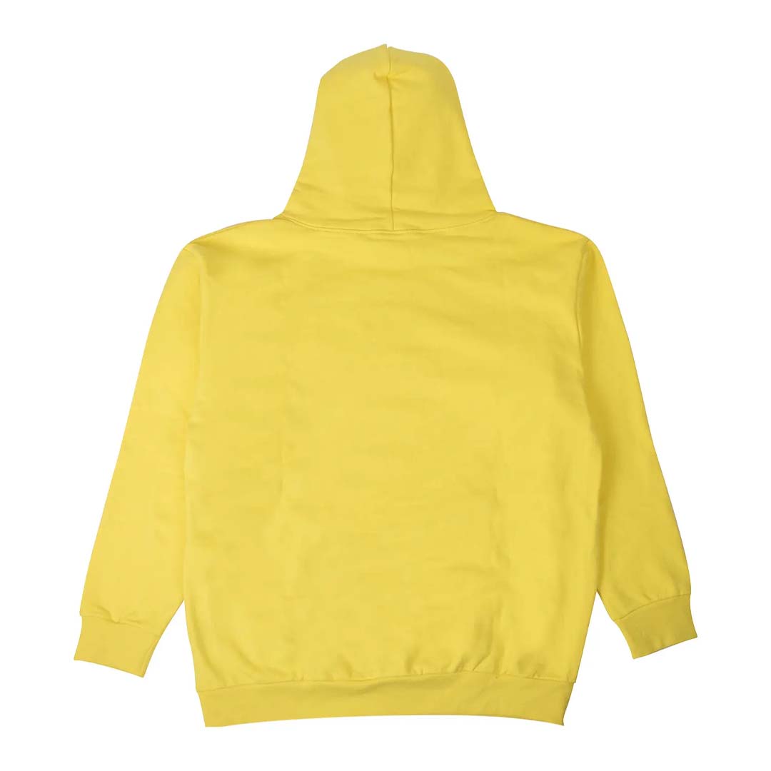 Sp5der Yellow Web Rhinestone Hoodie