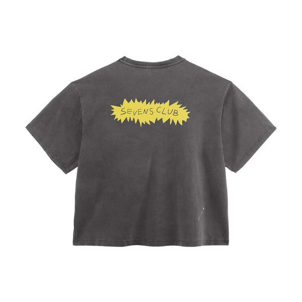 Triple Sevens Envy and Greed Faded Black Tee