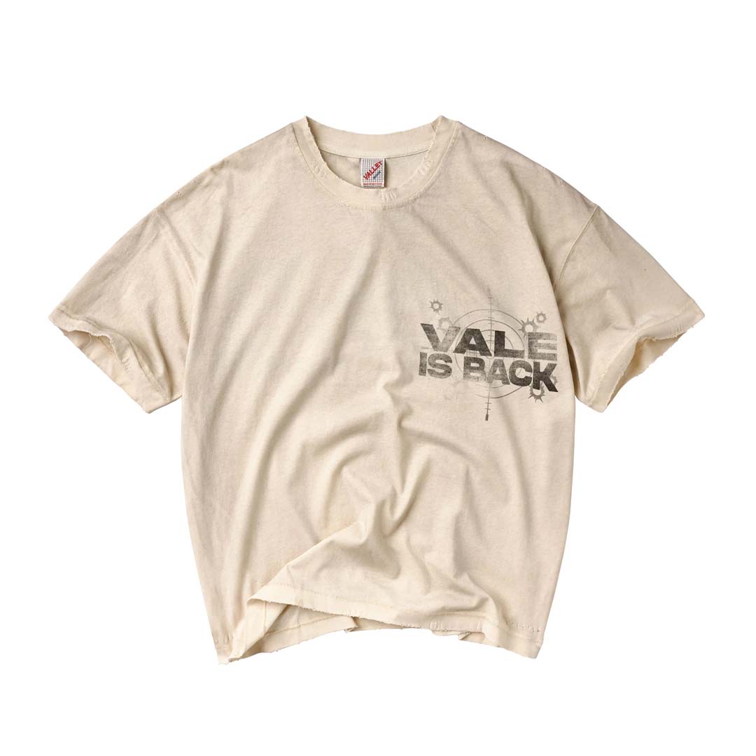 Vale Forever Vale Is Back Tee Cream Black