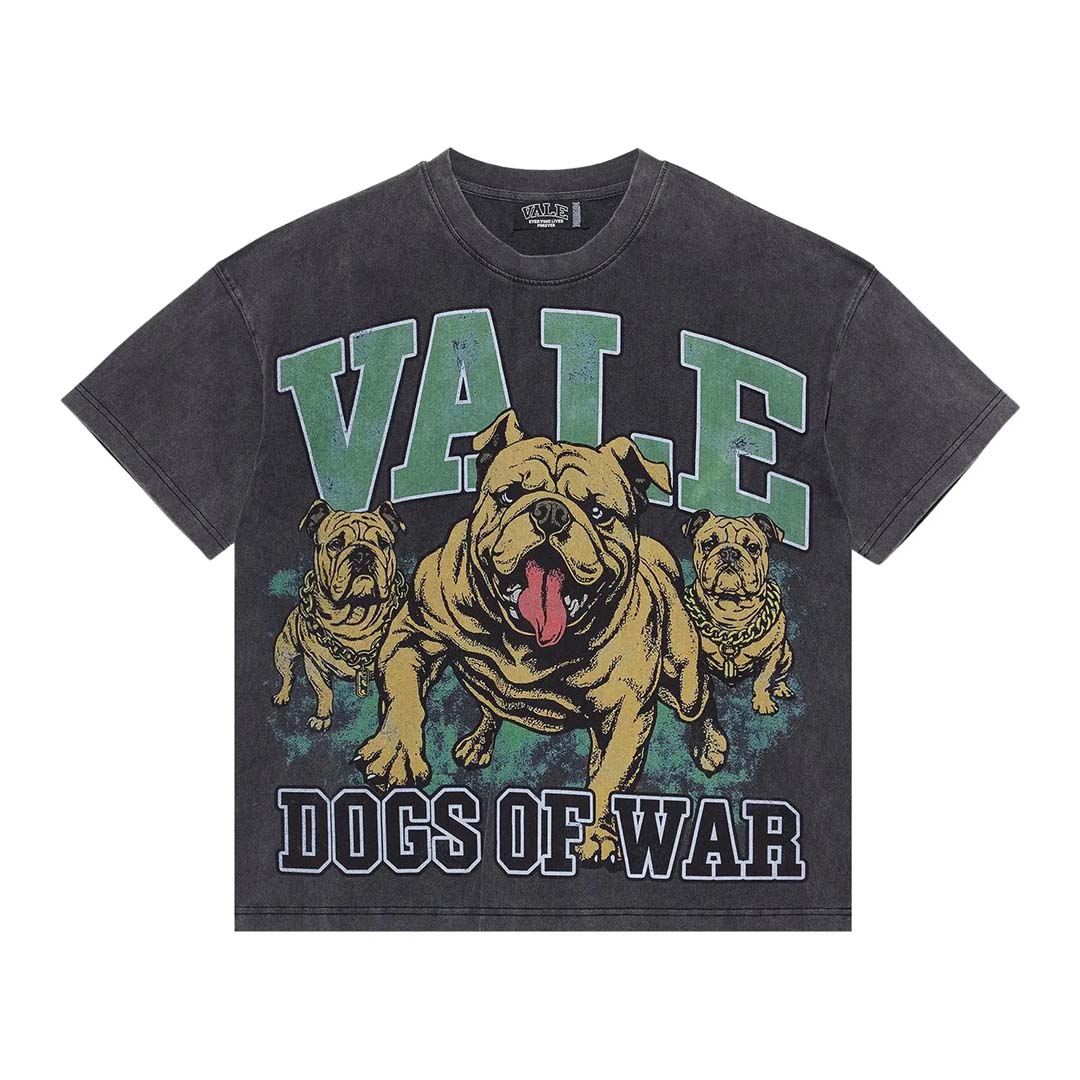 Vale Forever Dogs of War Faded Black Tee