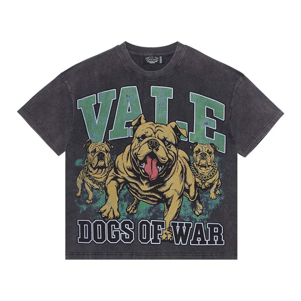 Vale Forever Dogs of War Faded Black Tee
