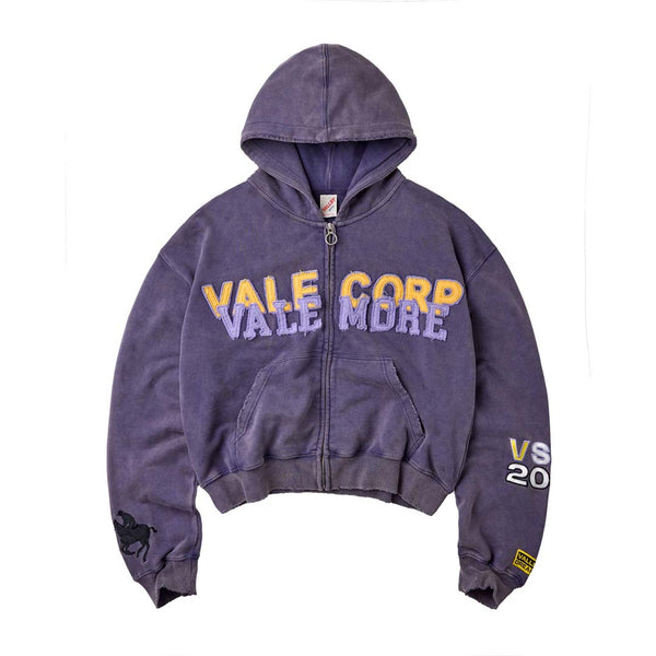 Vale Forever Corp Zip Up Hoodie Navy
