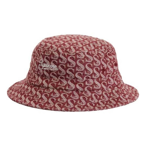 Supreme Monogram Denim Crusher Red