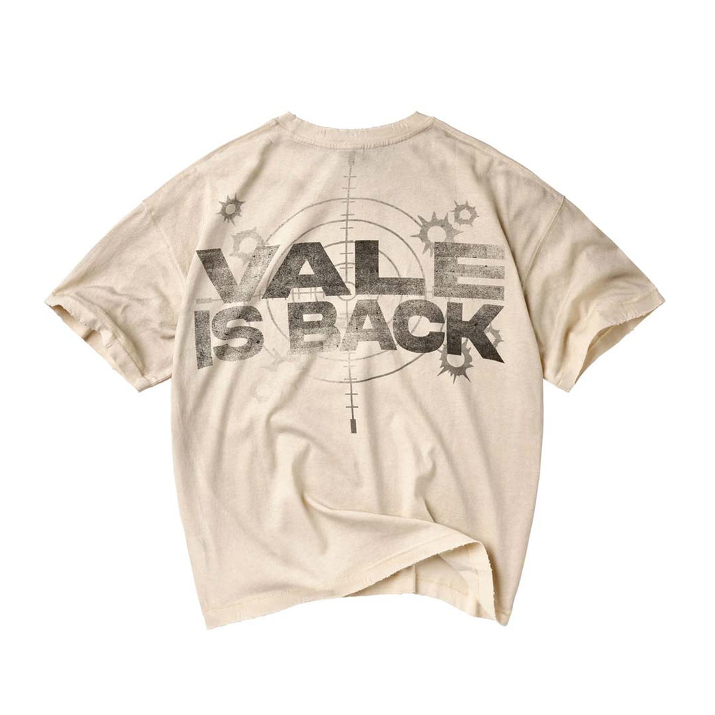 Vale Forever Vale Is Back Tee Cream Black