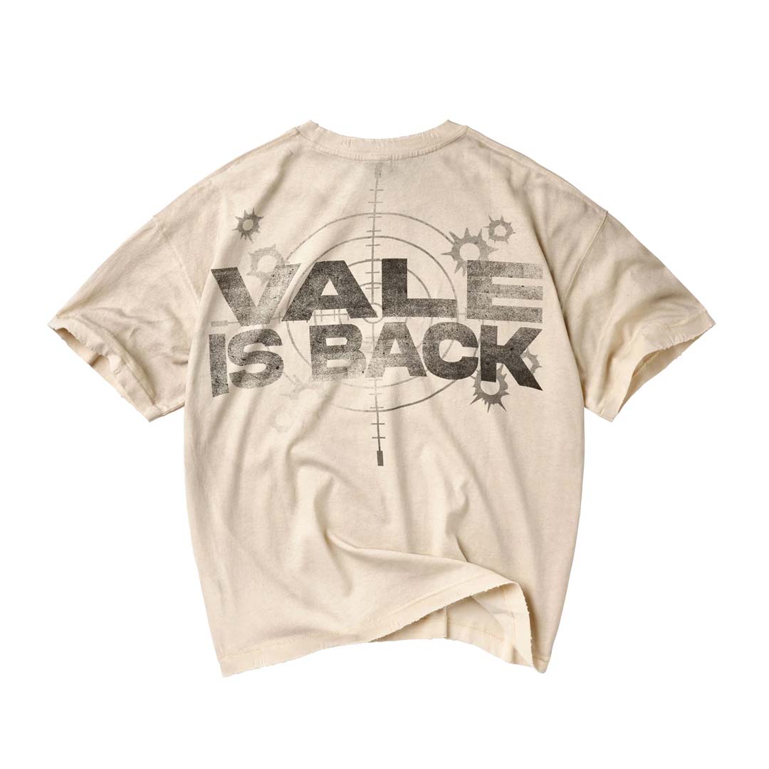Vale Forever Vale Is Back Tee Cream Black