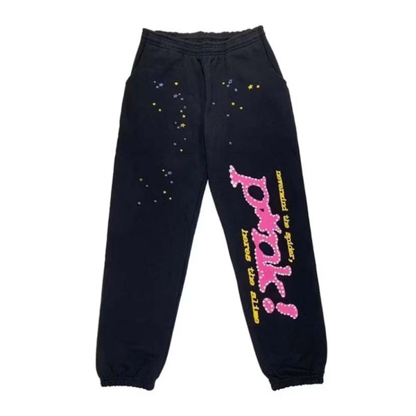 Sp5der P*nk Sweatpants 'Black'