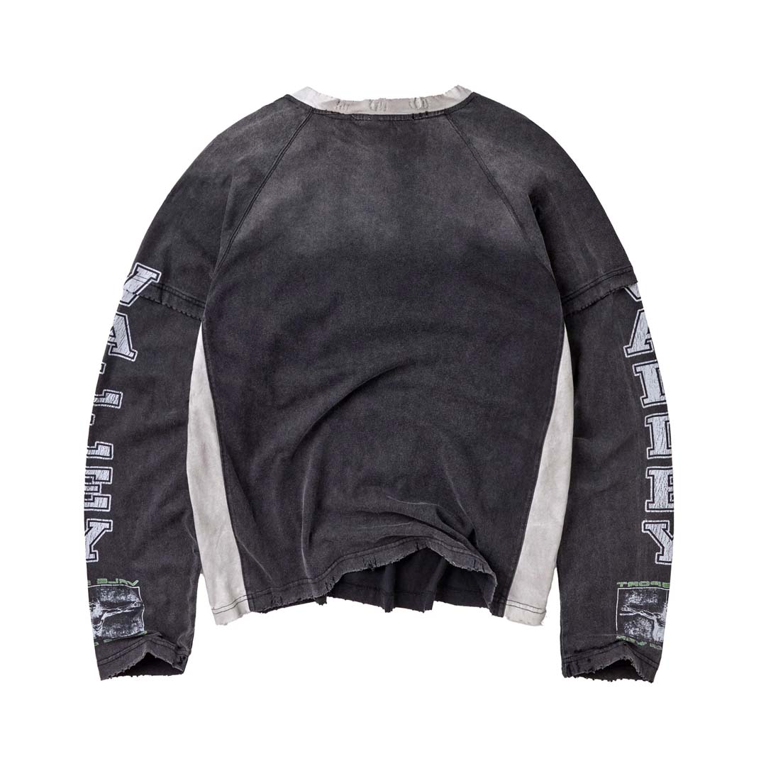 Vale Forever Holy Spirits Long Sleeve Tee Black Red