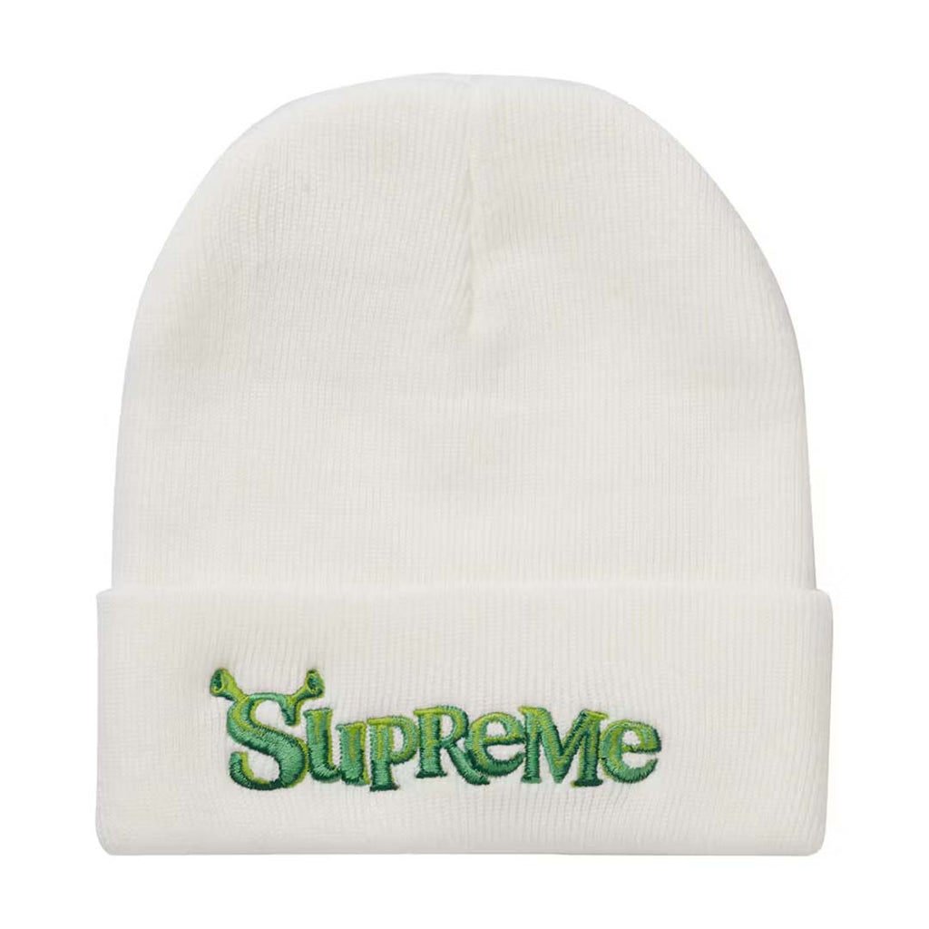 Supreme Shrek Beanie White