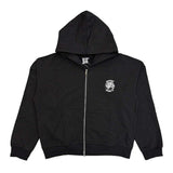 Saint Vanity VVS Rhinestone Oreo Zip Up Hoodie