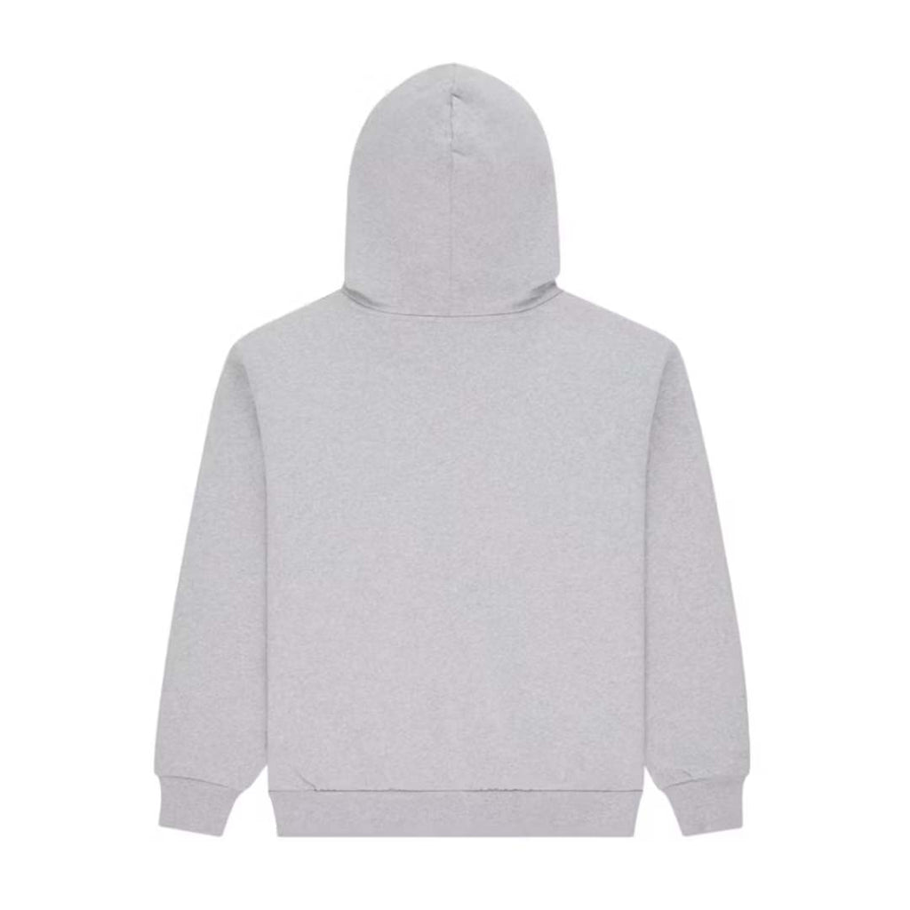 Sp5der MX555 Zip Hoodie Heather Grey Red