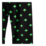 Vertabrae Everyday Logo Sweatpants Black Neon Green