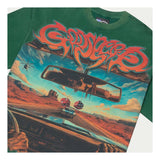 Godspeed On The Run Tee Green
