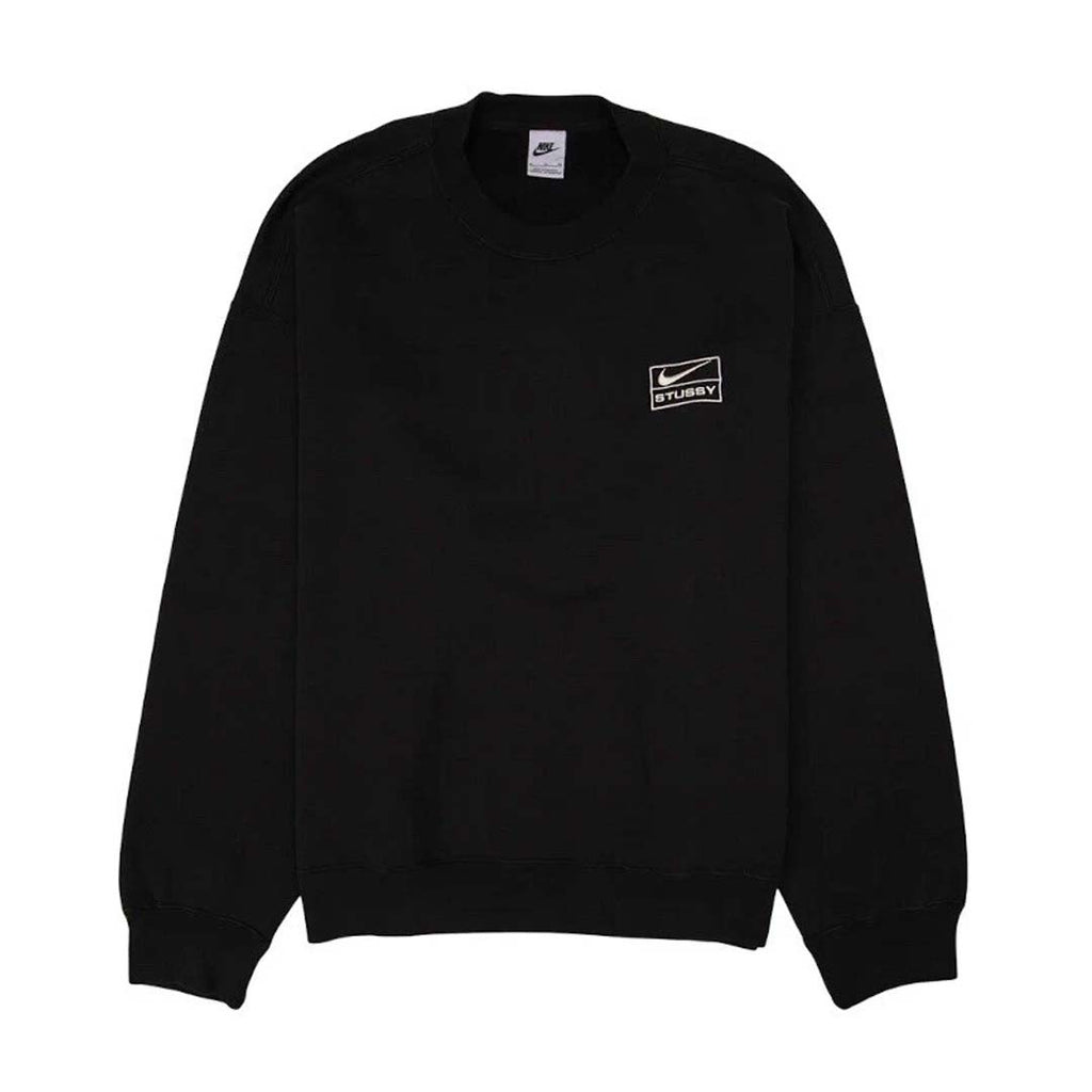 Stussy x Nike Fleece Crewneck Black