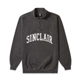 Sinclair Quarter Zip Sweatshirt Pepper Black
