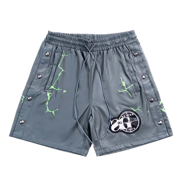 Triple Sevens Sniper Gang Nylon Shorts Grey