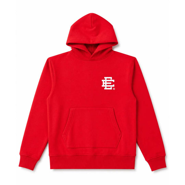Eric Emanuel EE Basic Core Hoodie Red White