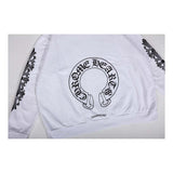 Preowned Chrome Hearts White Crewneck