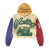 Vale Forever Collage Zip Up Hoodie