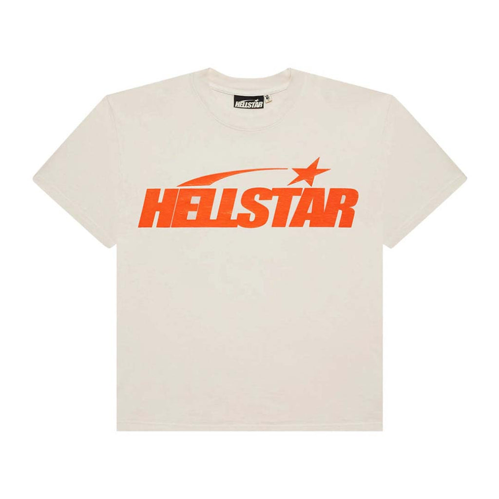 Hellstar Classic Tee (Gel Print) 'White/Orange'