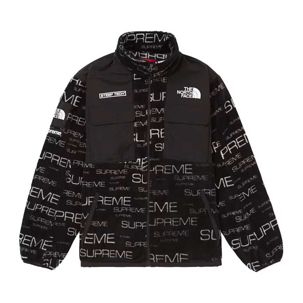 Supreme The North Face Steep Tech Fleece Jacket Black